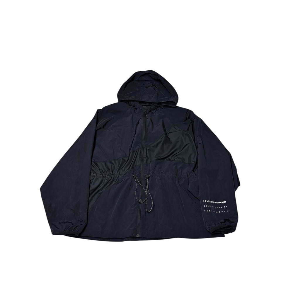 Under Armour‎ Womens Black Rush Lightweight Hooded Jacket L/G
